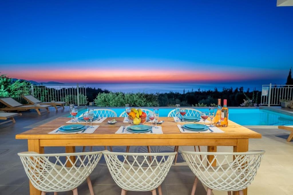 Fiscardo Luxury Stone Villa Suzana ,With Sunset View! Φισκάρδο Εξωτερικό φωτογραφία