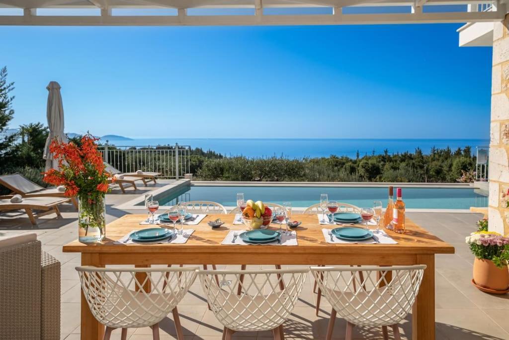 Fiscardo Luxury Stone Villa Suzana ,With Sunset View! Φισκάρδο Εξωτερικό φωτογραφία